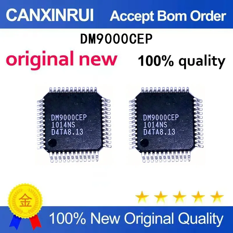 

(5-100 Pieces) Brand new original DM9000CEP QFP network card spot chip IC