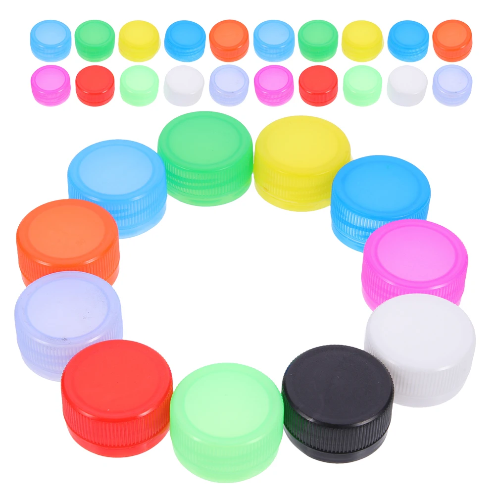 150 szt. Kolorowe nakładki na butelki, akcesoria do rękodzieła, kolorowe wieczka na zakrętki, kolorowe osłonki
