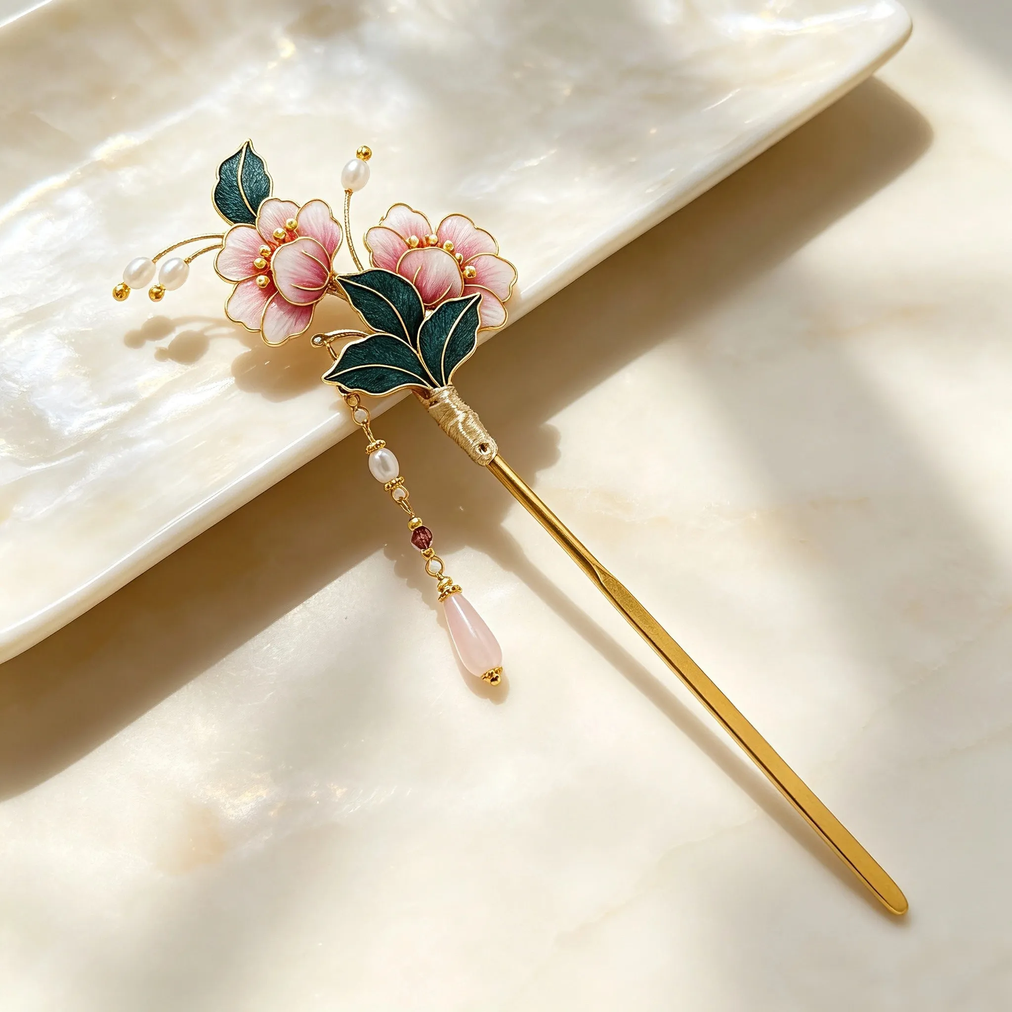 baton-a-cheveux-en-velours-de-soie-ich-fait-main-avec-pompon-a-frapper-ornement-en-filigrane-accessoire-de-style-chinois-pour-qipao-et-hanfu