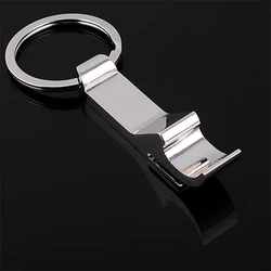 New Portable Pocket Bottle Opener Aluminum Beer Bottle Opener Key Ring Keychain Decor for Wedding Party Favor Gifts Bar Tools