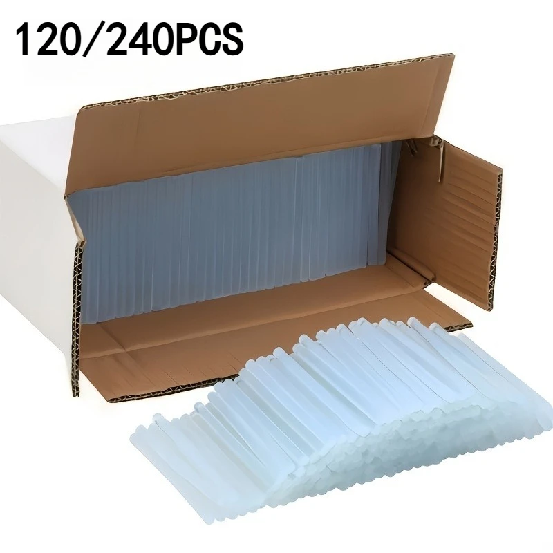 120/240pcs Mini Hot Glue Sticks 7mm Suitable for Most Glue Guns Versatile for Arts Crafts and Various Adhesive Tasks Transparent
