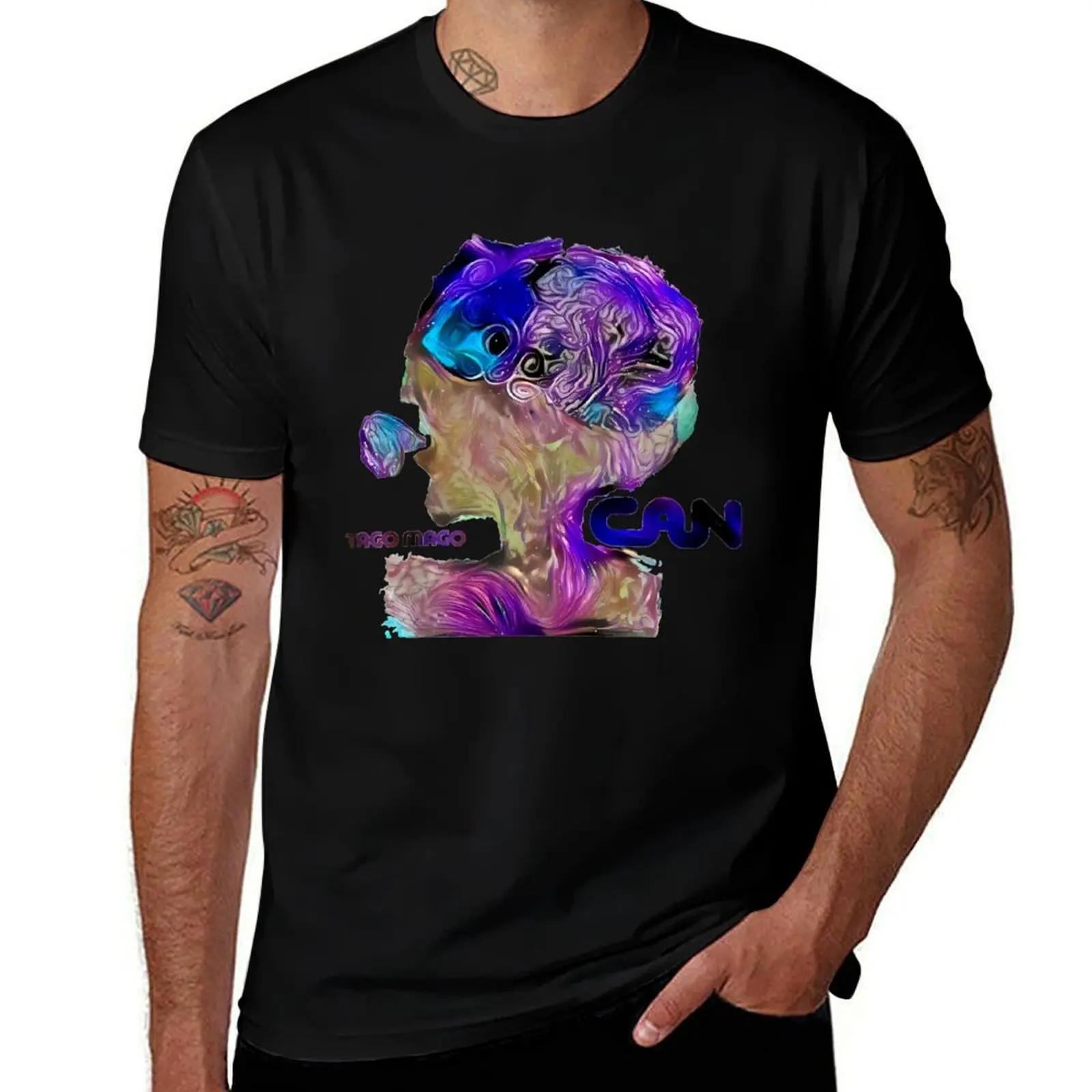 

Can Tago Mago Psychedelic T-Shirt Summer Holiday T-Shirt