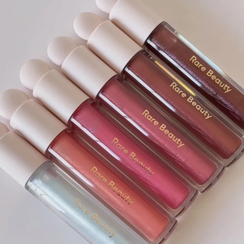 Rare Beauty Rossetto Luminizzante Positive Light, Gloss Labbra Beam Blaze Dazzle Flicker Glimmer Spark, Idratante a Lunga Durata