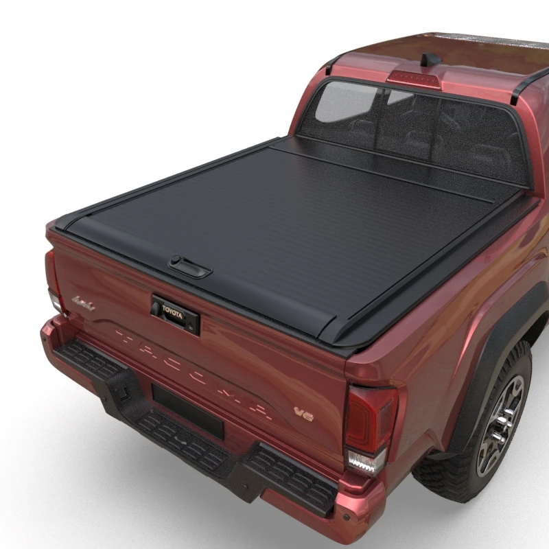 

Zolionwil Hard New Rolling Retractable Manual Pickup Truck Tonneau Cover for 2005-2017 Long Bed tacoma 5ft
