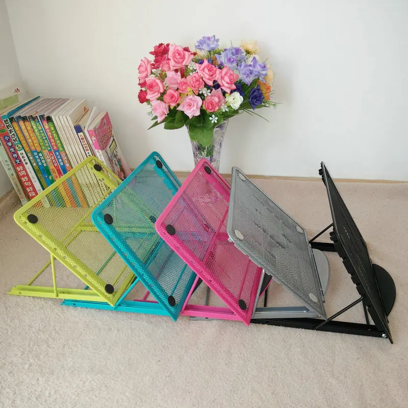 

Multi-Angle Foldable Tablet Stand 6 Adjustable Heights for Laptop Tablet Portable Desktop Holder for Office Home Viewing Stand