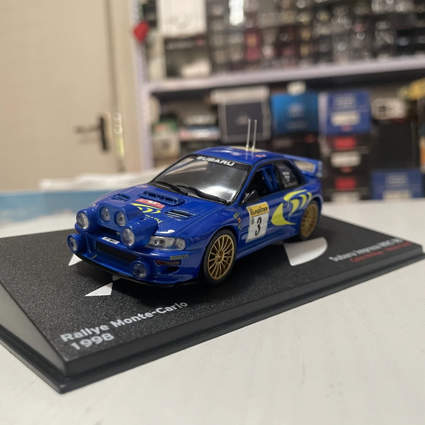 

IXO 1:43 Scale Diecast Alloy Subaru Impreza WRC GC Racing Toys Cars Model Classics Nostalgia Adult Gifts Souvenir Static Display