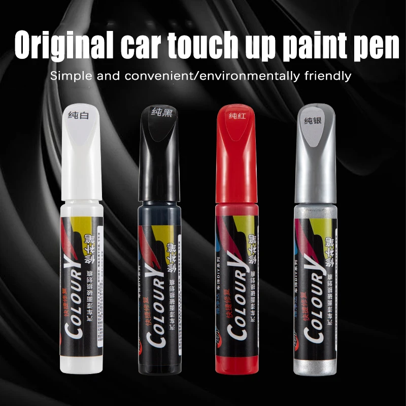 

Ручка для ремонта царапин автомобиля Mobidea — специальный цвет, серебристый/красный/черный, глубокий заполнитель и фиксация царапин для автокраски (1 шт.)