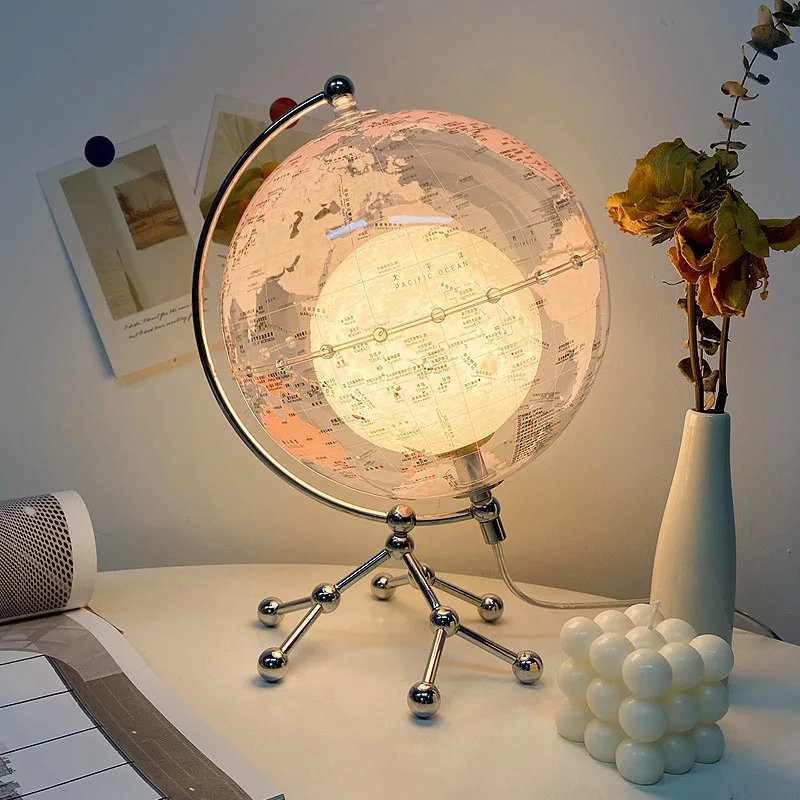 Art Table Lamp Globe Table Lamp Bedside Lamp Night Light Birthday Gift