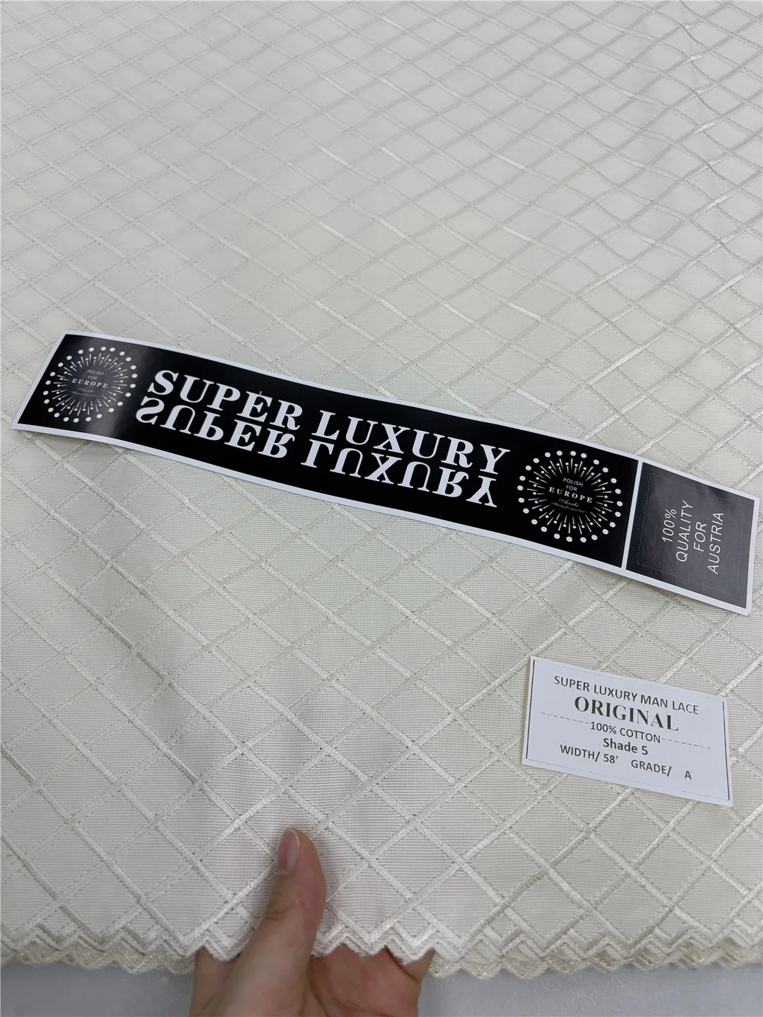 أربطة قطن 100% في سويسرا أقمشة أربطة نيجيرية عالية الجودة قماش ستان فرنسي أفريقي للرجال ملابس مادة-XX