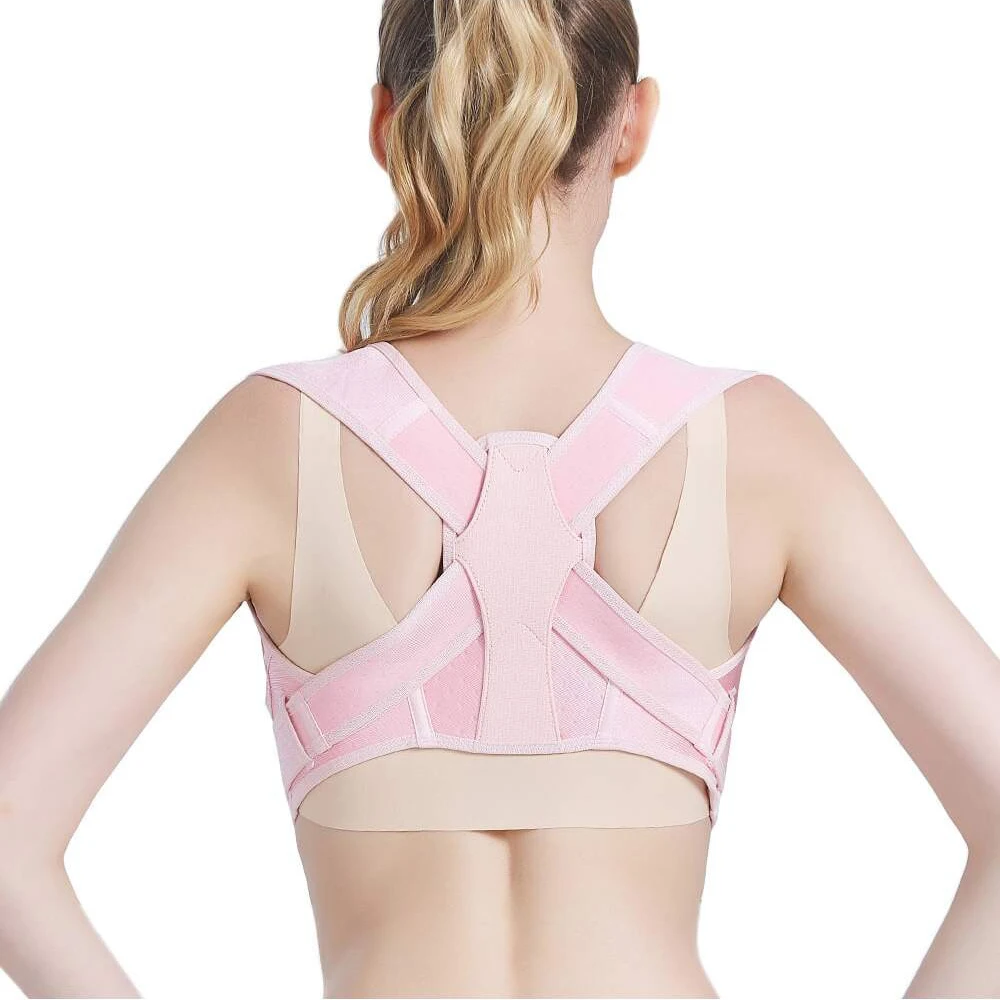 Adjustable Upper Back Brace，Posture Corrector for Women&Men, for Clavicle Support and Providing Pain Relief from Neck、shoulder