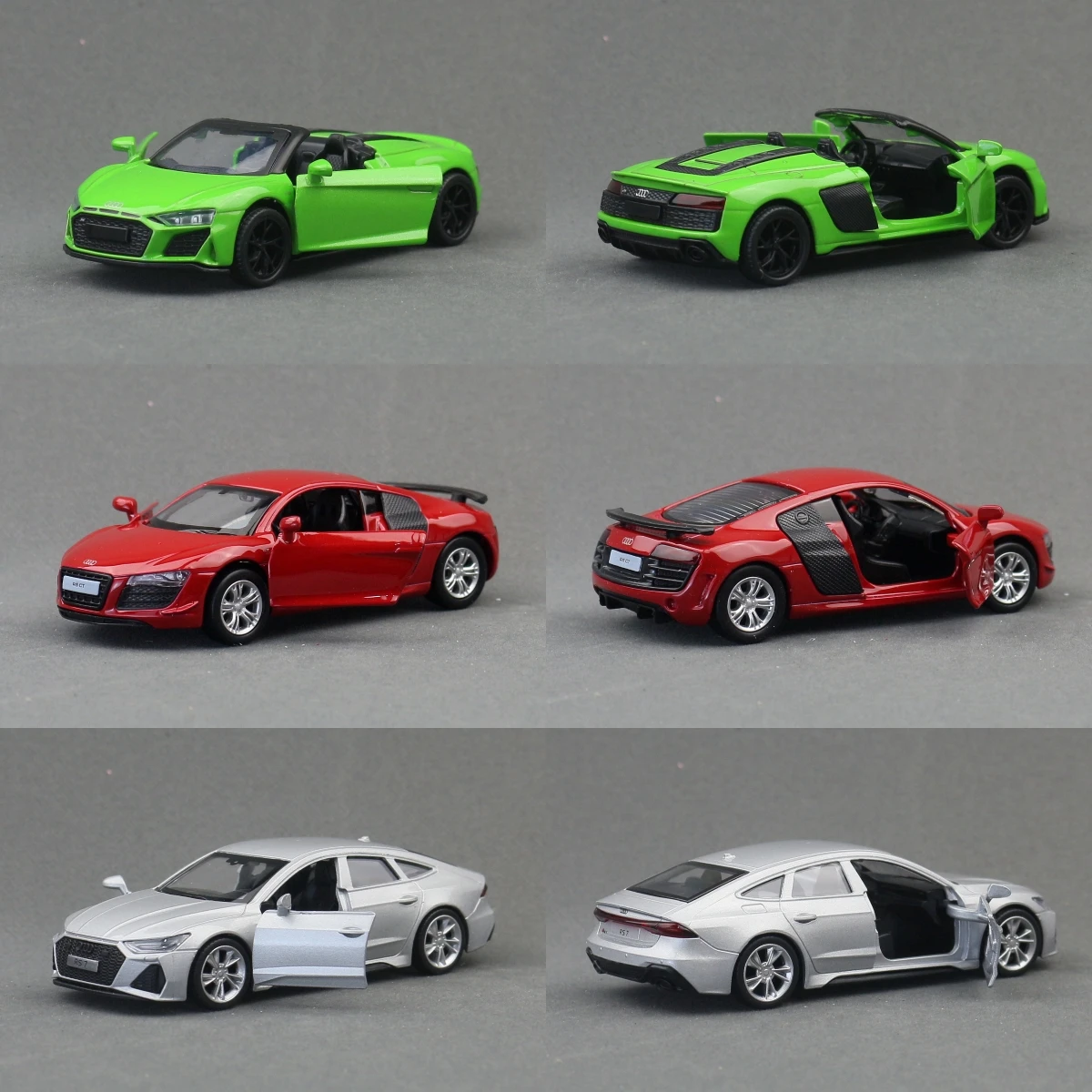 1/43 Volkswagen T1 Bus Beetle Audi RS7 R8 Super Car MSZ Toy Model