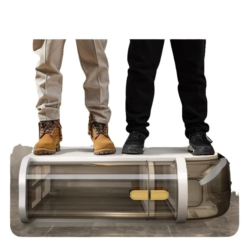 خزانة حمام فاخرة خفيفة خالية من التركيب، رف مرحاض، تخزين بأدراج ضيقة