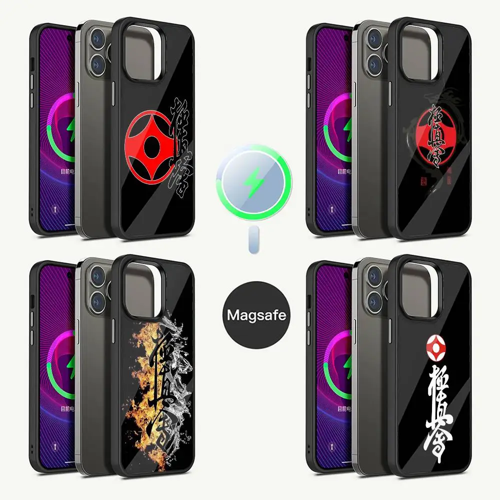

Oyama Kyokushin Karate Phone Case For iPhone 16,15,14,13,12,11,Pro,Max,Plus,Mini,Magsafe,Magnetic Wireless Charging Case
