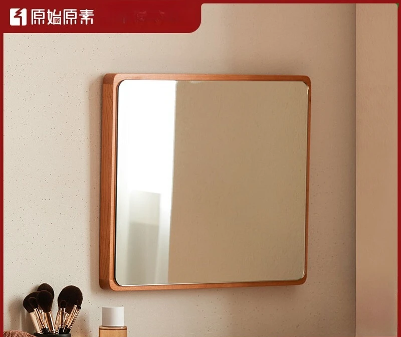 

Original elements Nordic cherry wood dressing table makeup mirror K9051