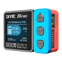 SkyRC B6neo Smart Charger DC 200W PD 80W Battery Balance Charger SK-100198 B6 neo Xmas Tree Version New