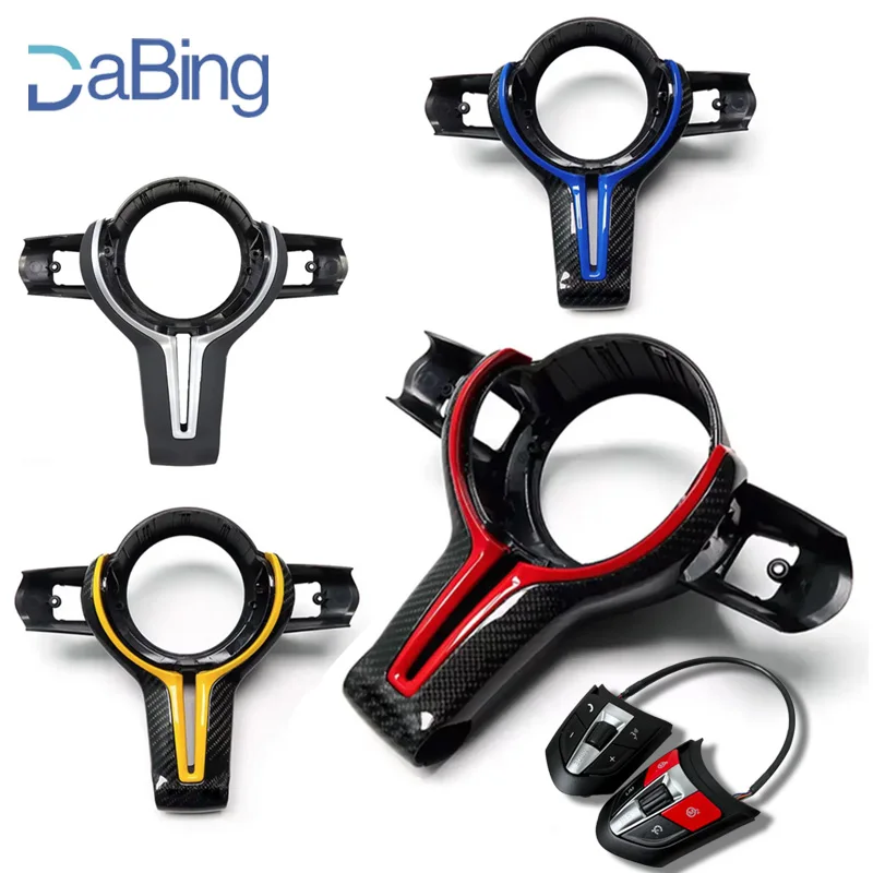 

Накладка на руль, рама из углеродного волокна для BMW M серии F80 F82 F10 F06 F12 F13 F15 F16 M-sport F20 F22 F30 F31 F32 F33 F36