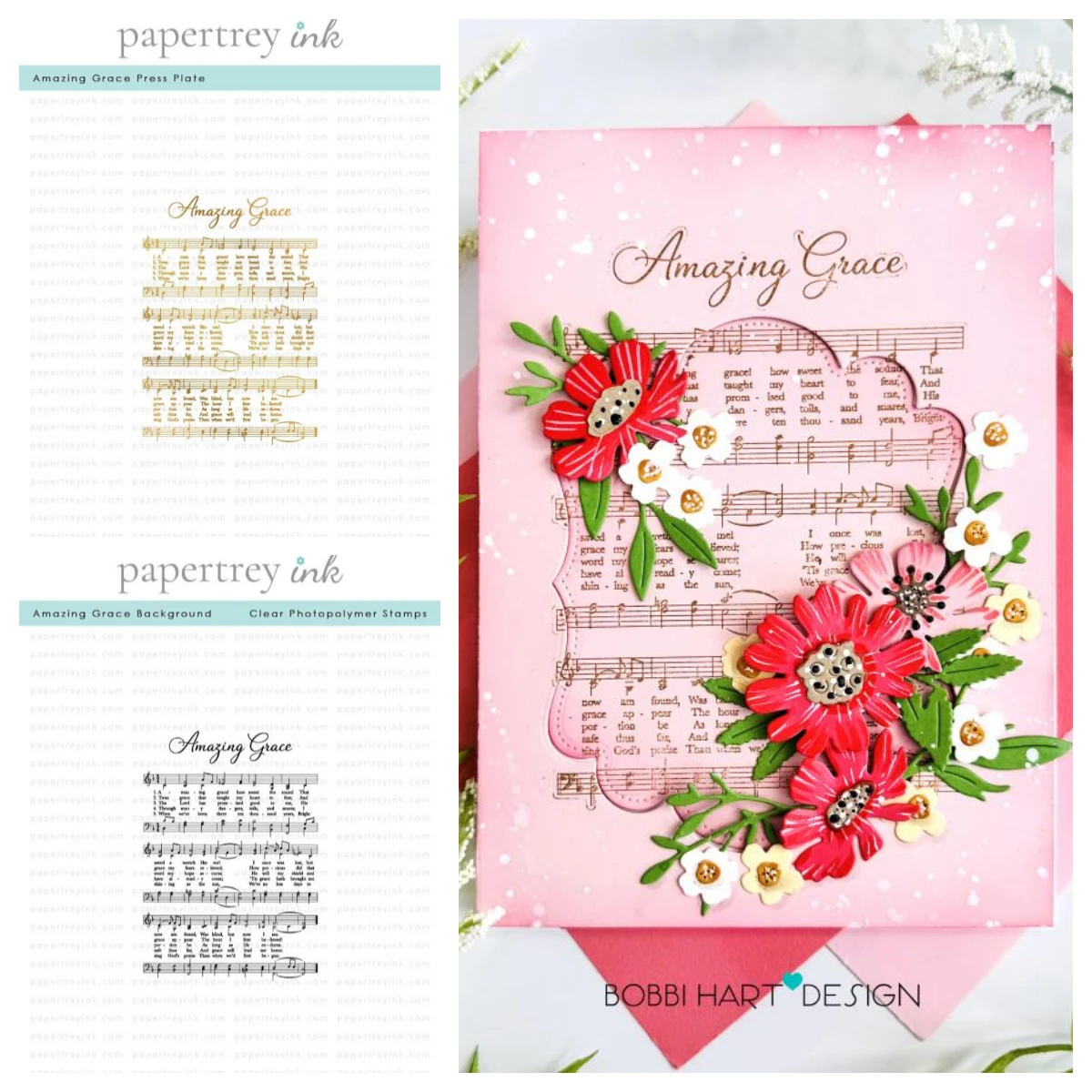 

Papertray Ink Amazing Grace Background Metal Cutting Dies and Stamps for DIY Handmade Photo Album Scrapbook Diary May 2026 New