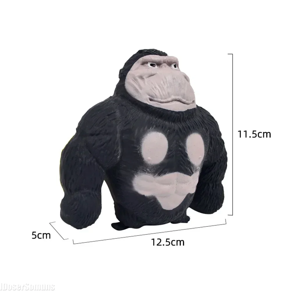 New Big Giant Monkey Antistress Toy for Adult and Children Soft Fun Gift Home Spongy Squishy Fidget Orangutan Elastic Decoration