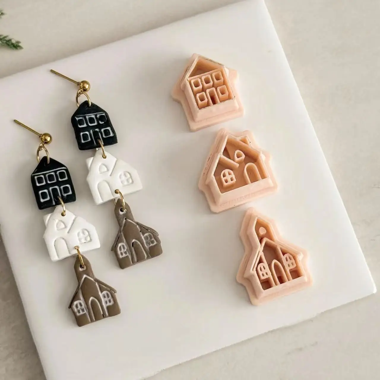 Christmas Tree Polymer Clay Cutters | Christmas Clay Cutter | Winter Clay Cutter | Polymer Clay Cutter for Earring Making | Ho - view 3