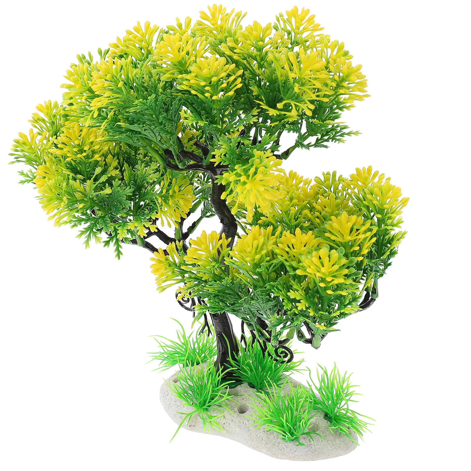 

Artificial Tree Fish Tank Landscaping Decor Resin Craft Decoration Aquarium Ornament Realistic Fish Tank Supply