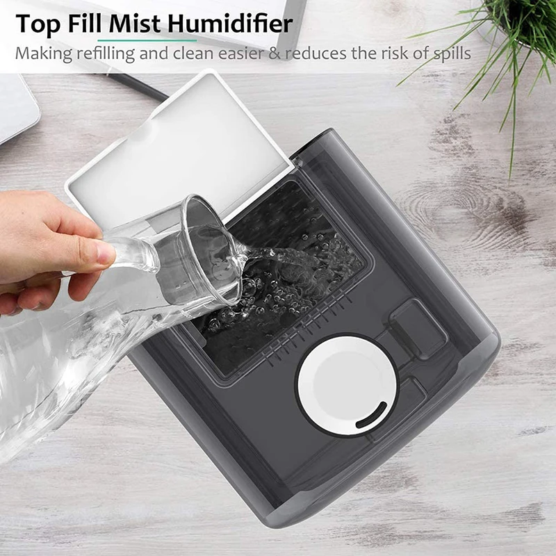 Cool Mist Humidifier,ความชื้นอากาศความชื้นสำหรับห้องนอนขนาดใหญ่ทารกบ้าน,4.5L ปรับโหมดมีอายุการใช้งาน30H