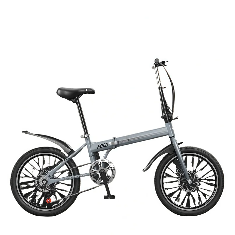 AliExpress NONE 22 Inch Variable Speed Folding Bike Commuter Bicycle Portable Foldable Walking Bike Adult City Cycling Lightweight