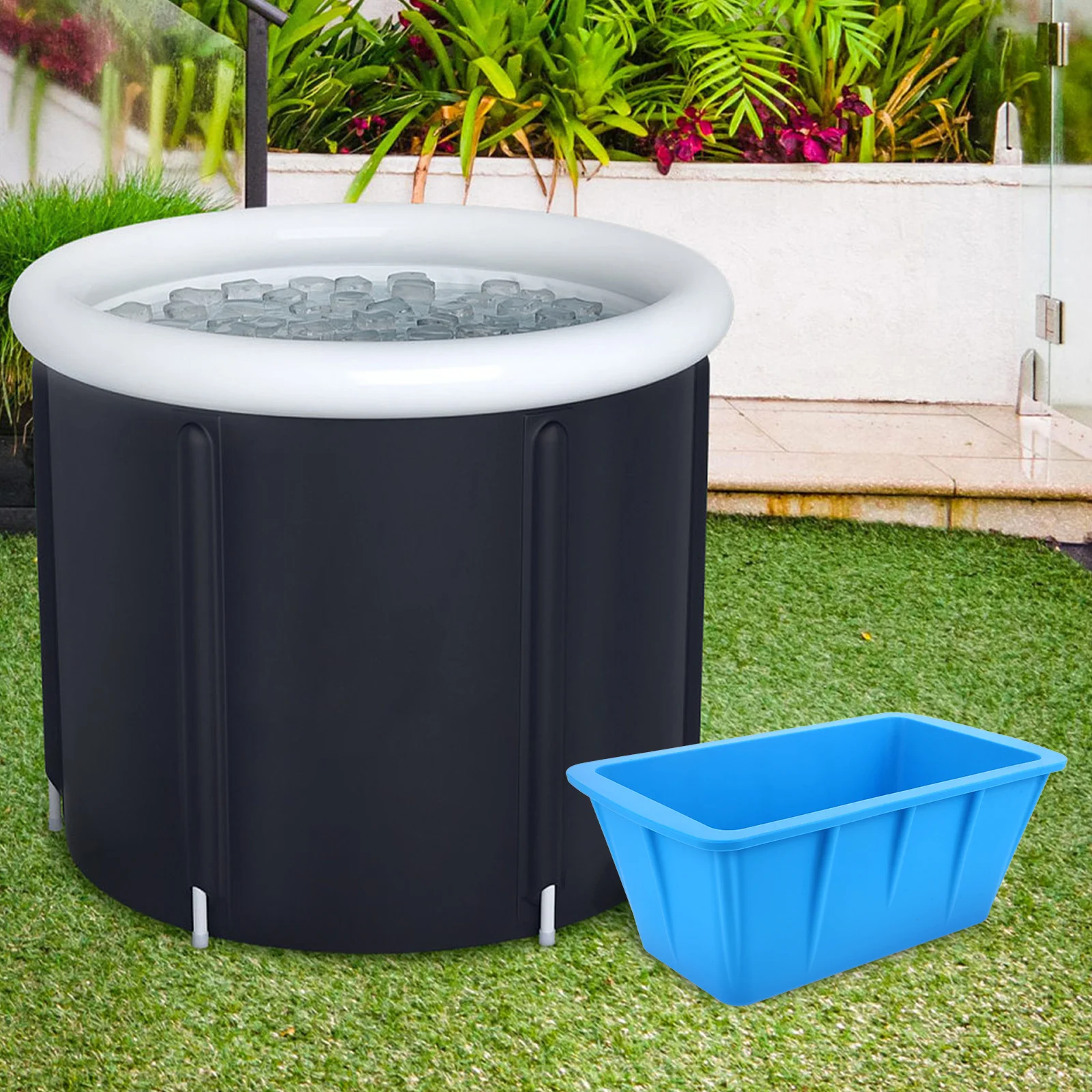 

Large Block Mold Silicone Cube Maker For Bath Cubes Reusable Ice Molds Smooth Surface Fine Workmanship Freezer Trays Ice