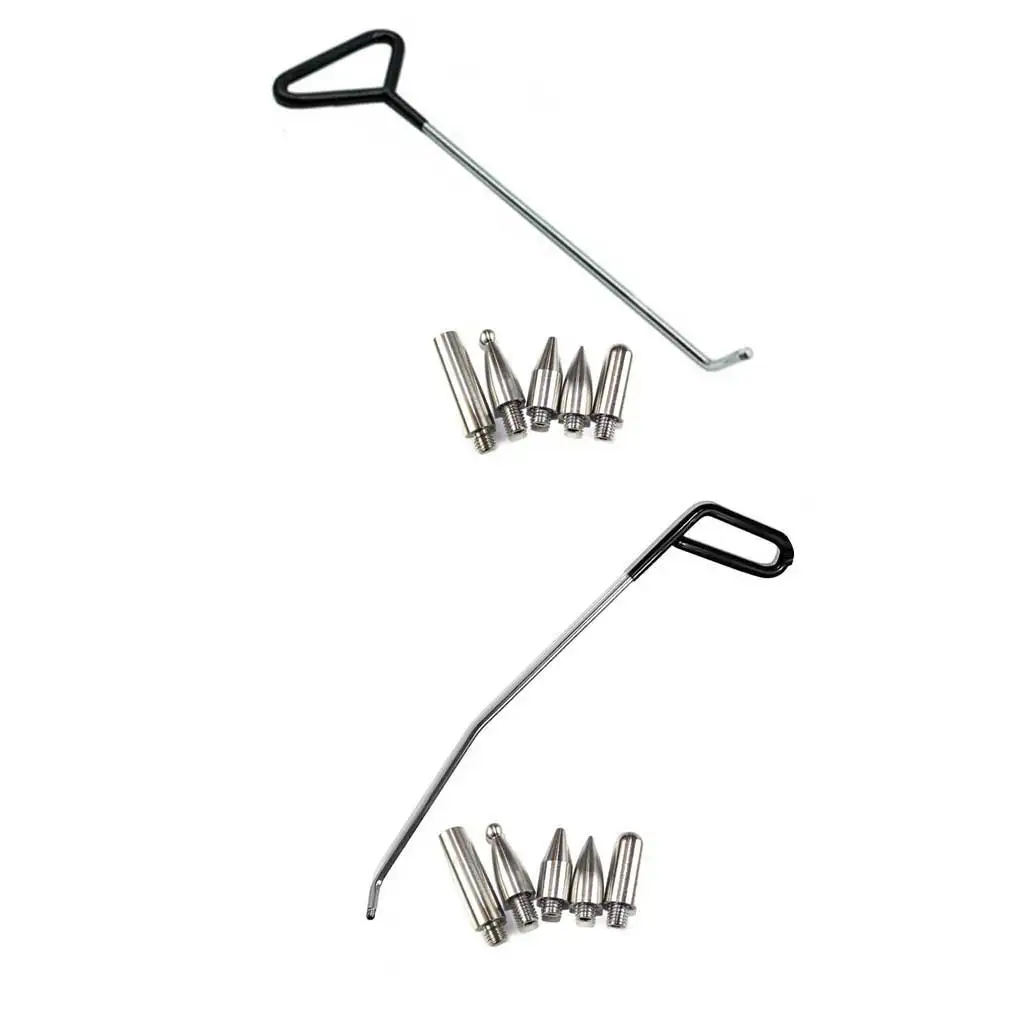 

Car Dent Repair Hail Remover Hooks Push Rods Paintless Crowbar for Left