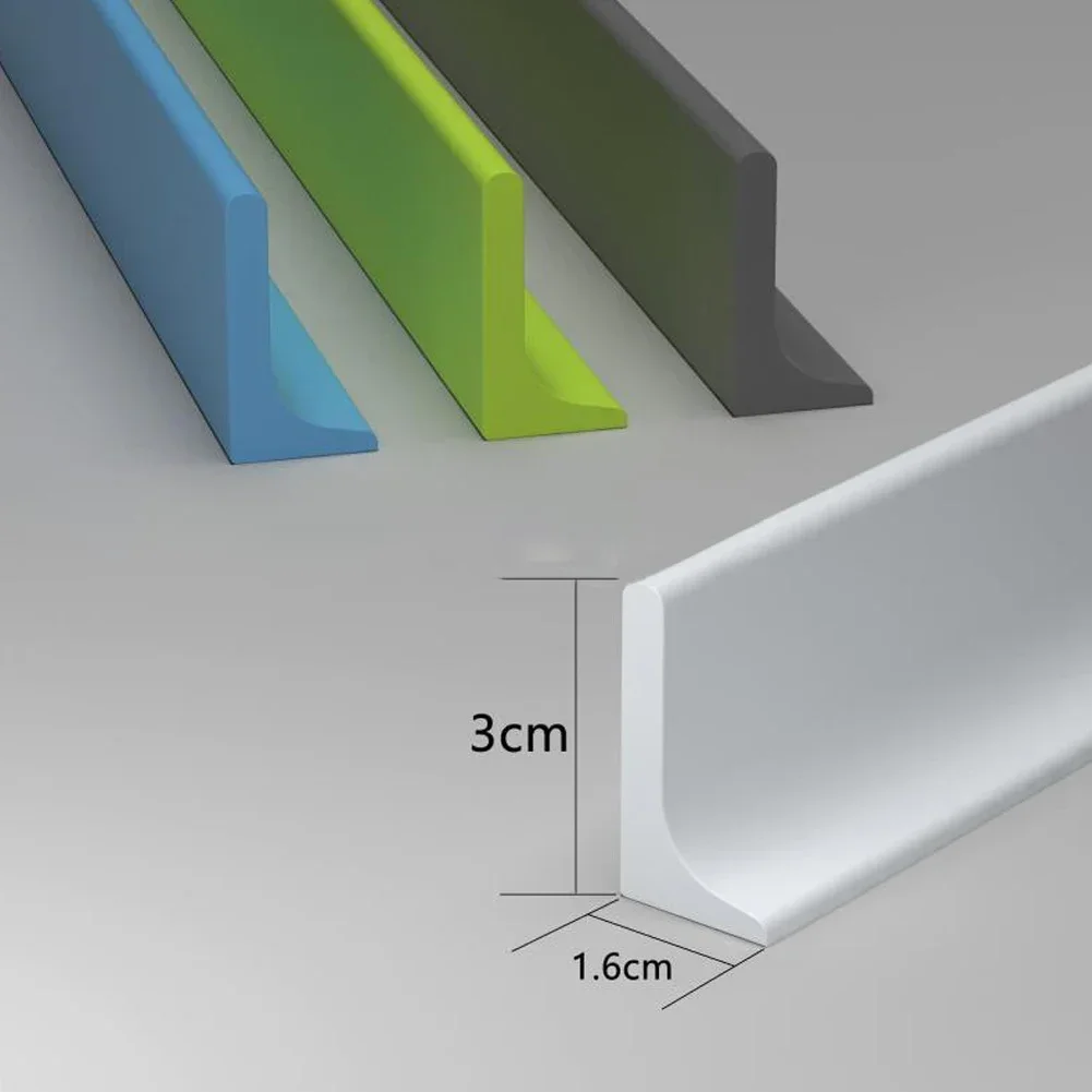 浴室保水ストリップ,50 cm, 100 cm, 200 cm, 300cm,cm,乾式および湿式分離,シャワーウォーターストッパー