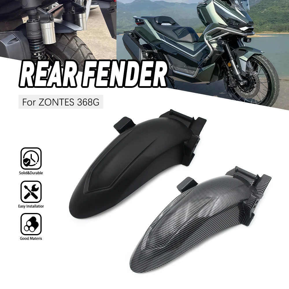 

For ZONTES ZT 368G 368G G368 2024-2025 Motorcycle Accessories Wheel Hugger Mudguard Fender Mudflap Splash Guard Protector Covers