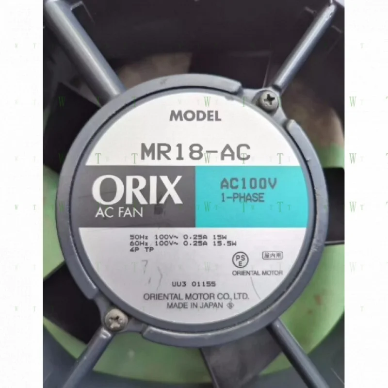 

H 1 pcs ORIX 18065 18CM MR18-AC 100V exhaust fan axial flow cooling fan