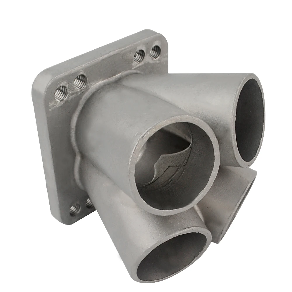 WLR - Cast Stainless Steel 4-1 Turbo header manifold Merge collector T3 T4 with T3 Flange WLR-THM01-4