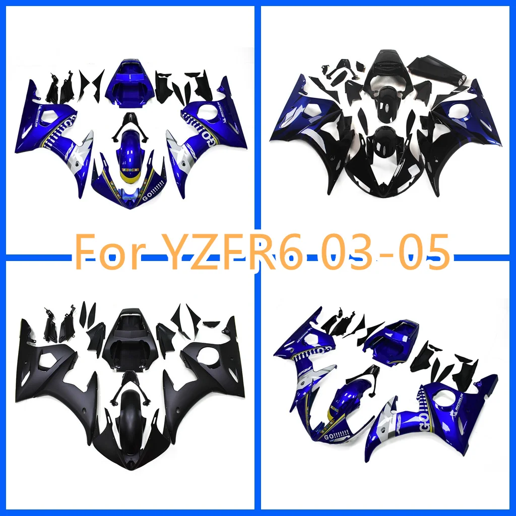 

ZXMT Fairing Set for YAMAHA 03 04 05 YZF-R6 2003 2004 2005 YZFR6 ABS Road Racing Sportbike Body Rebuild Aftermarket Parts