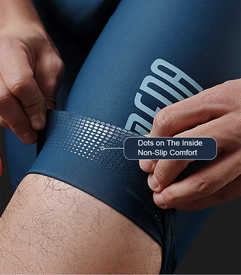 LAMEDA Herren-Radlerhose mit Stoßdämpfungspolster MTB-Shorts Rennrad-Kurzhose Sommer-Fahrradbekleidung Fahrradkleidung für Männer – Detail 12
