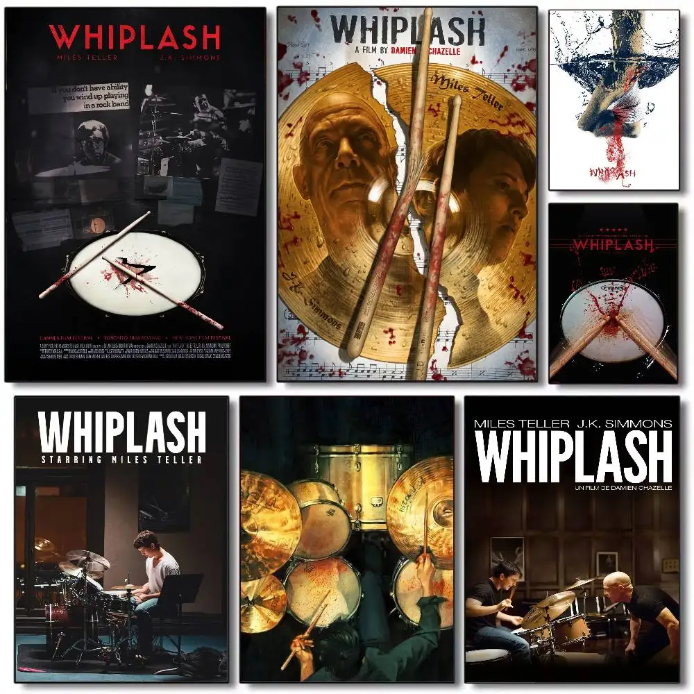 

Film Classic Whiplash Poster HD art poster for home living room bar office decoration sticky, waterproof