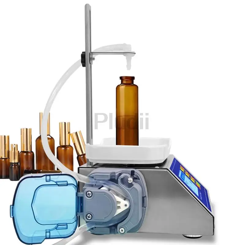 การชั่งน้ําหนักปั๊ม Peristaltic ของเหลวเชิงปริมาณขนาดเล็กอัตโนมัติเครื่องชั่งน้ําหนักยาทาเล็บน้ํามันหอมระเหยเครื่องบรรจุของเหลวที่แม่นยํา