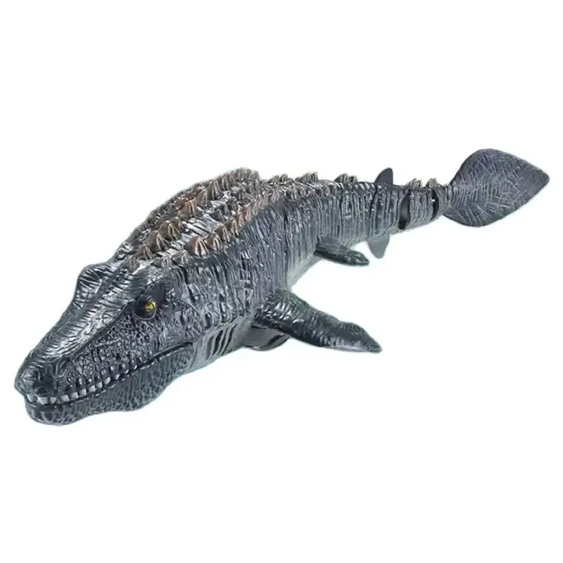 RC Mosasaurus Spray Water, Barco de controle remoto, Tubarão de alta velocidade, Dinossauro RC, Dinossauro RC, Carregamento USB, 2.4G