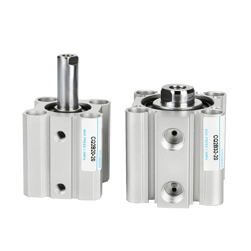 SMC Type CQ2 Series CQ2B Double Acting Thin Compact Cylinder CQ2B12 CQ2B16 CQ2B20 CQ2B25 CQ2B32 CQ2B40 CQ2B50 CQ2B63 CQ2B80x100