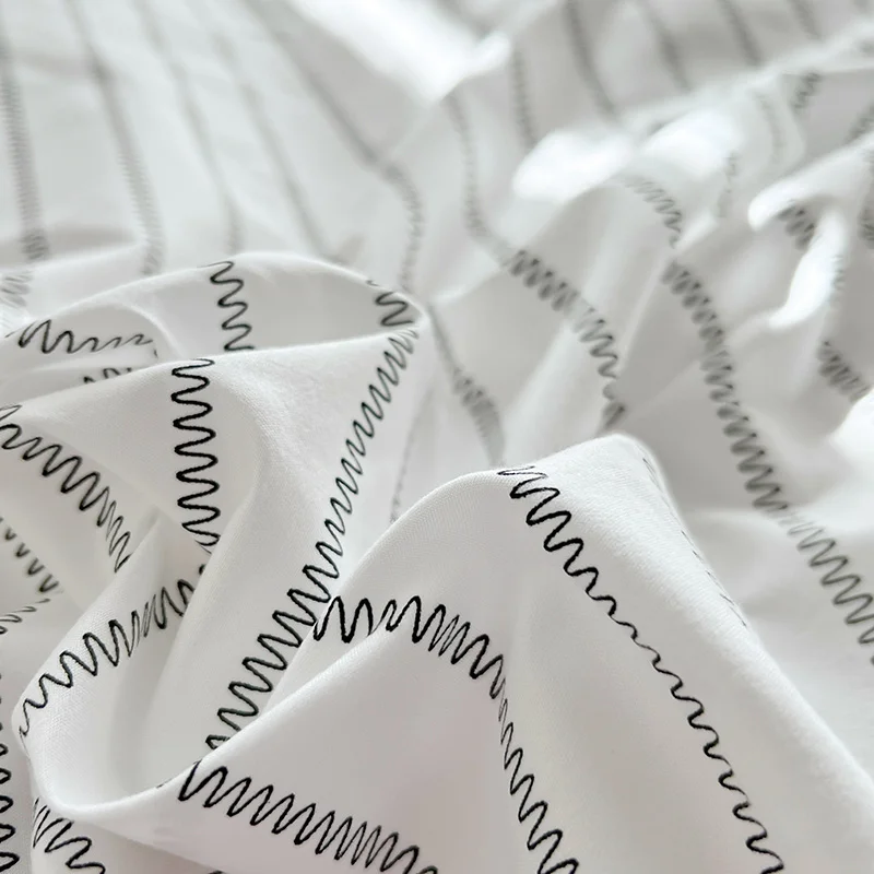 Stripe Duvet Cover 150x200 Simple Style Comforter Covers Queen Size housse de couette Skin-friendly Home Bed Linen(No Pillowcase