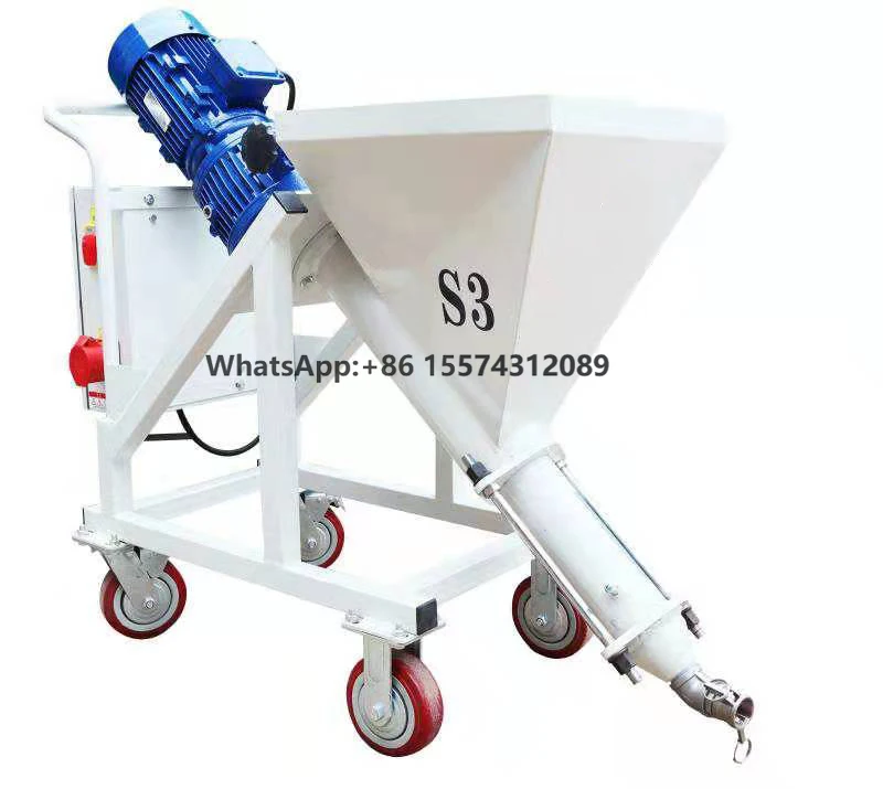 380V S3 spraying Wall Mortar Plaster Spray Machine