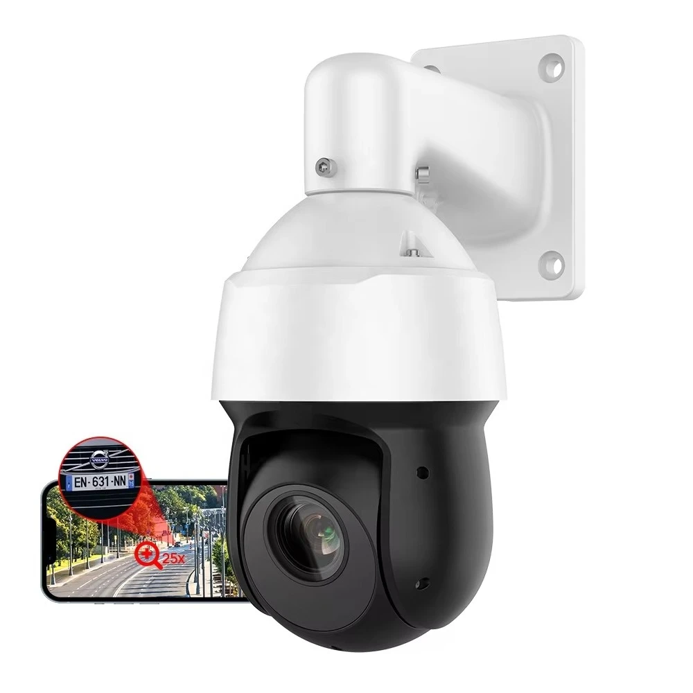 Auto Tracking 8MP 360 Degree Speed Dome  POE IP Camera IR 100m Two Way Audio PTZ CCTV Security Camera 4K
