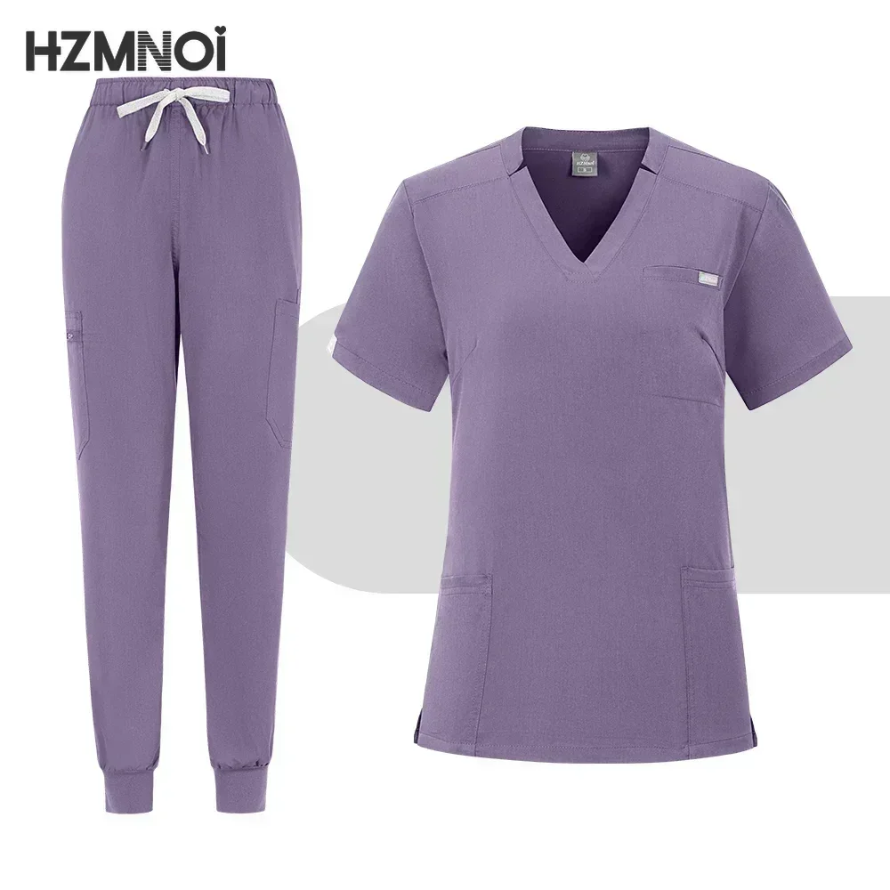 High Quality Suit Medical Nurse Uniforms Multicolor Scrubs Set Beauty Salon Spa Work Clothes Surgical Gowns Nursing Accessories