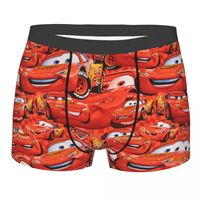 Custom Lightning McQueen Car Collage Boxers Shorts Men's Briefs Underwear Cool Underpants