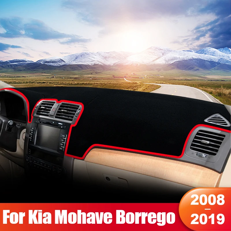 

For Kia Mohave Borrego 2008 2009 2010 2011 2012 2013 2014 2015 2016 2017 2018 2019 Car Dashboard Sun Shade Cover Pad Accessories