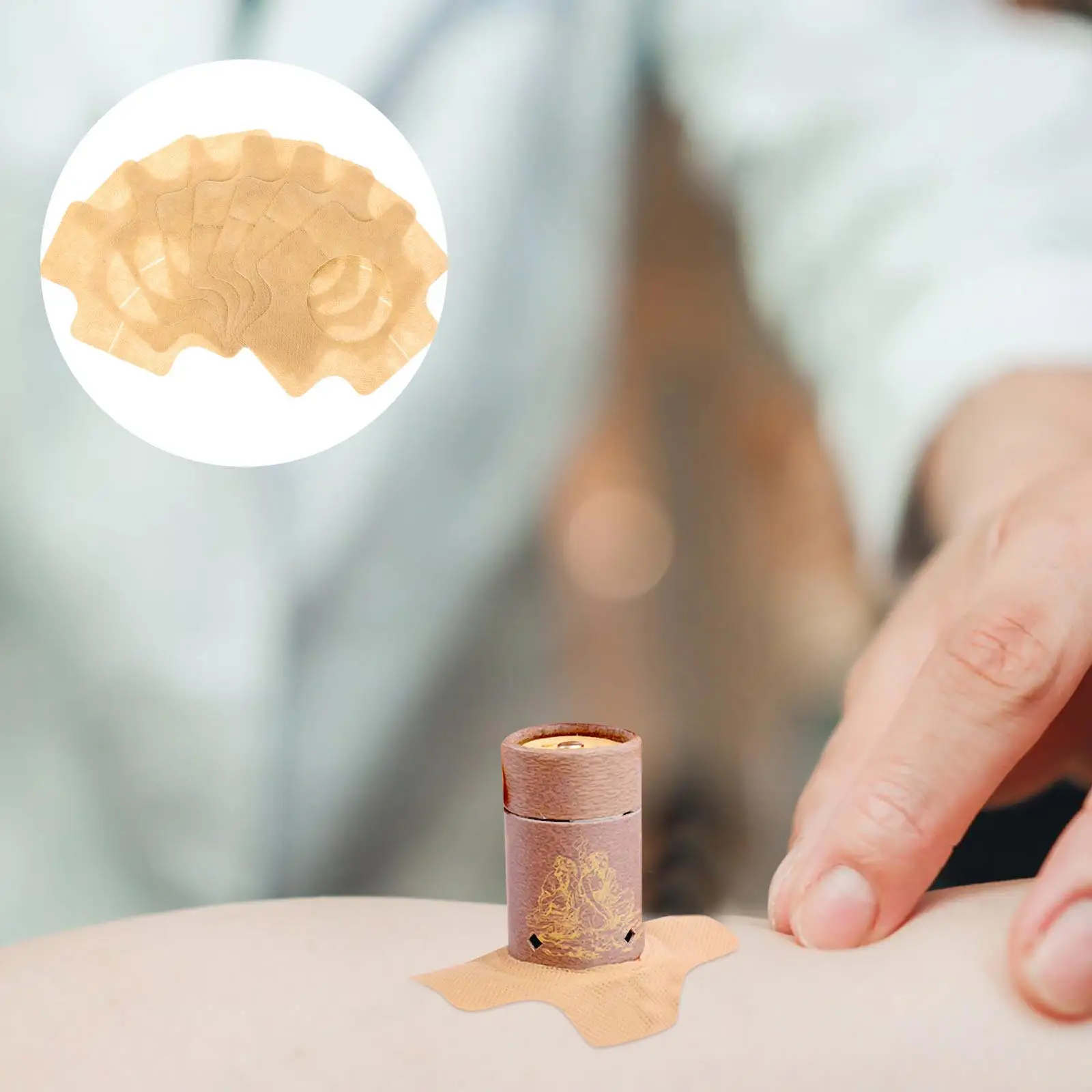 

1Set Moxibustion Stickers Natural Pain Relief Shoulder Neck Back Joint Stiffness Reduce Heat Therapy Wormwood Sticker