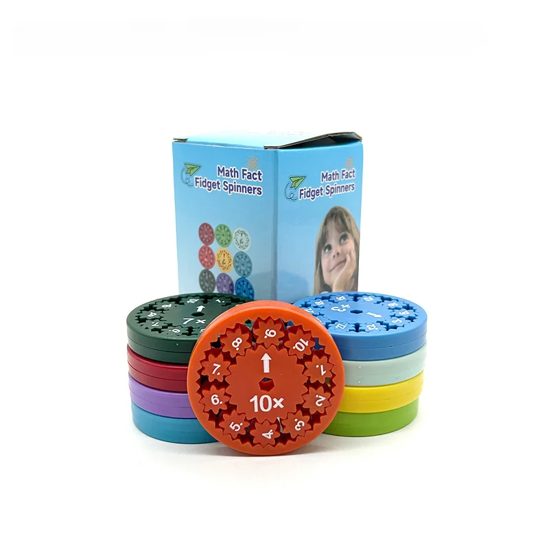 Math Fidget Spinners Arithmetic Abacus Increase Learning Multiply Divide Add Subtract Capacity Classroom Supplies Teaching