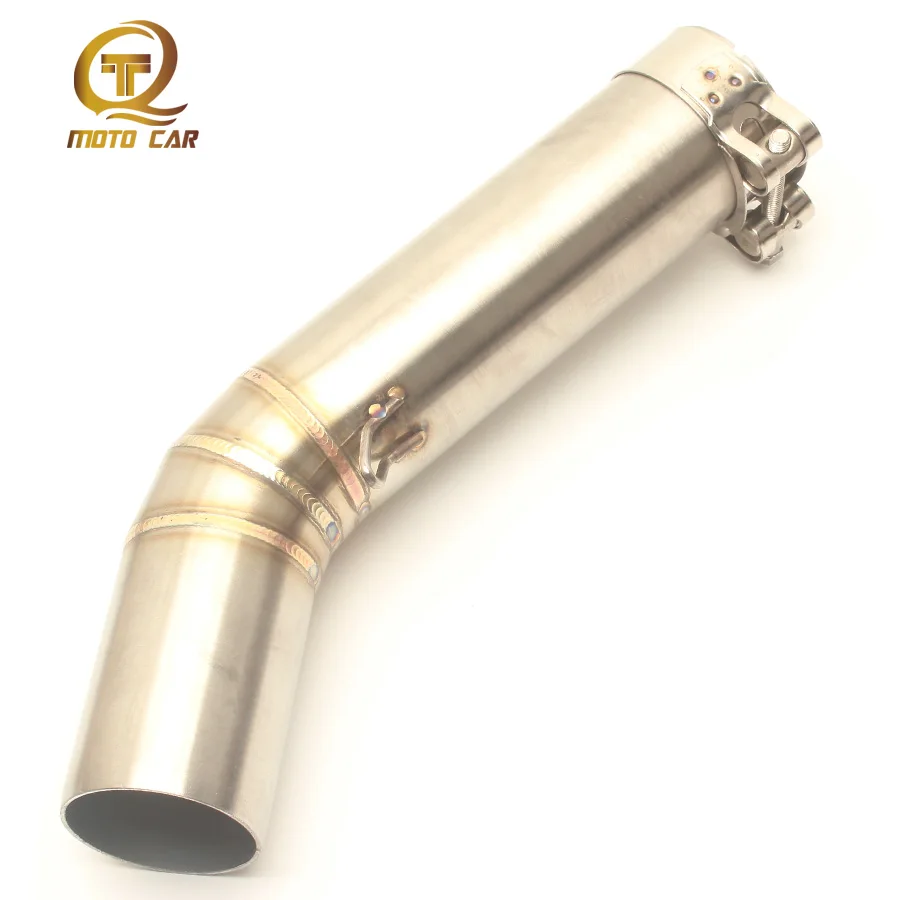 

K6 Motorcycle Exhaust Muffler Middle Pipe 48mm Connect Mid Tube For Suzuki GSXR600 GSXR 600 2006-2007 Motorcycle Accessories