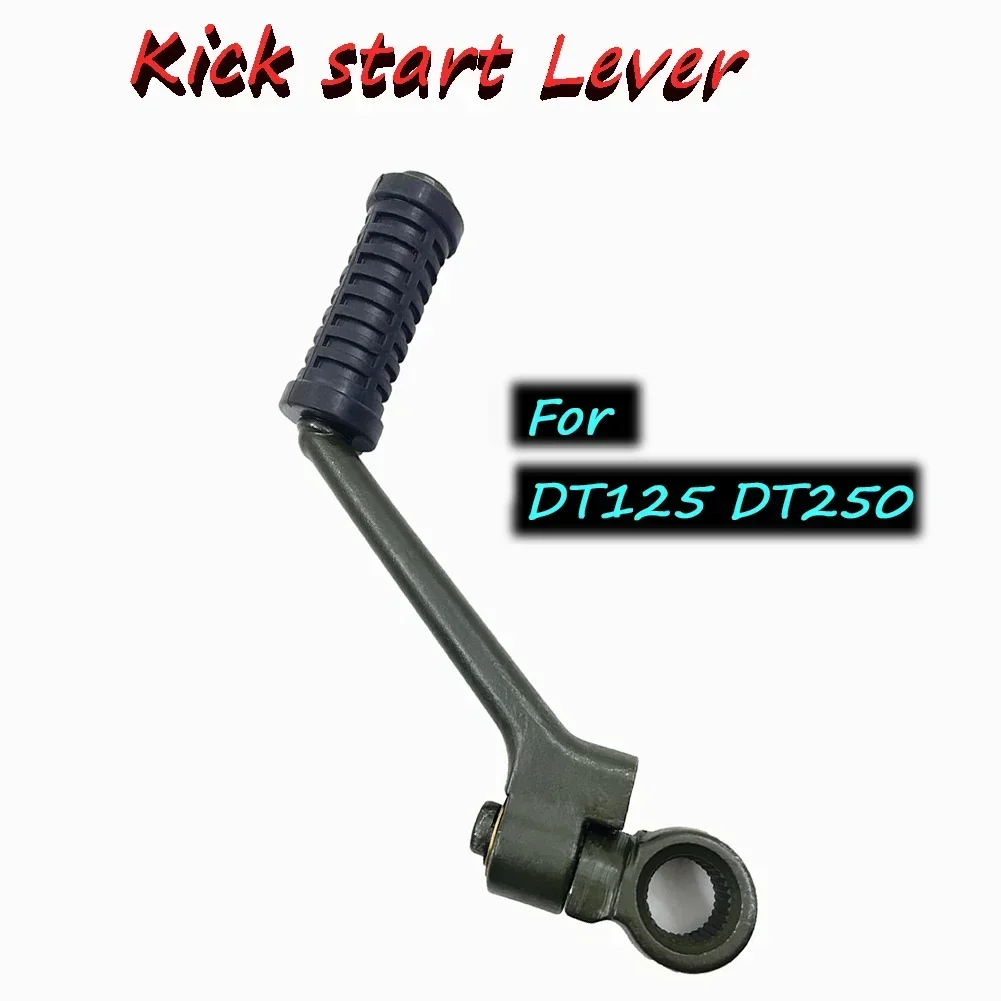 16MM For YAMAHA DT250 DT125 Motorcycle Starter Kick Start Lever Foot Pedal Ignition Steel Hole Kick Engine DT 250 125 DT-125