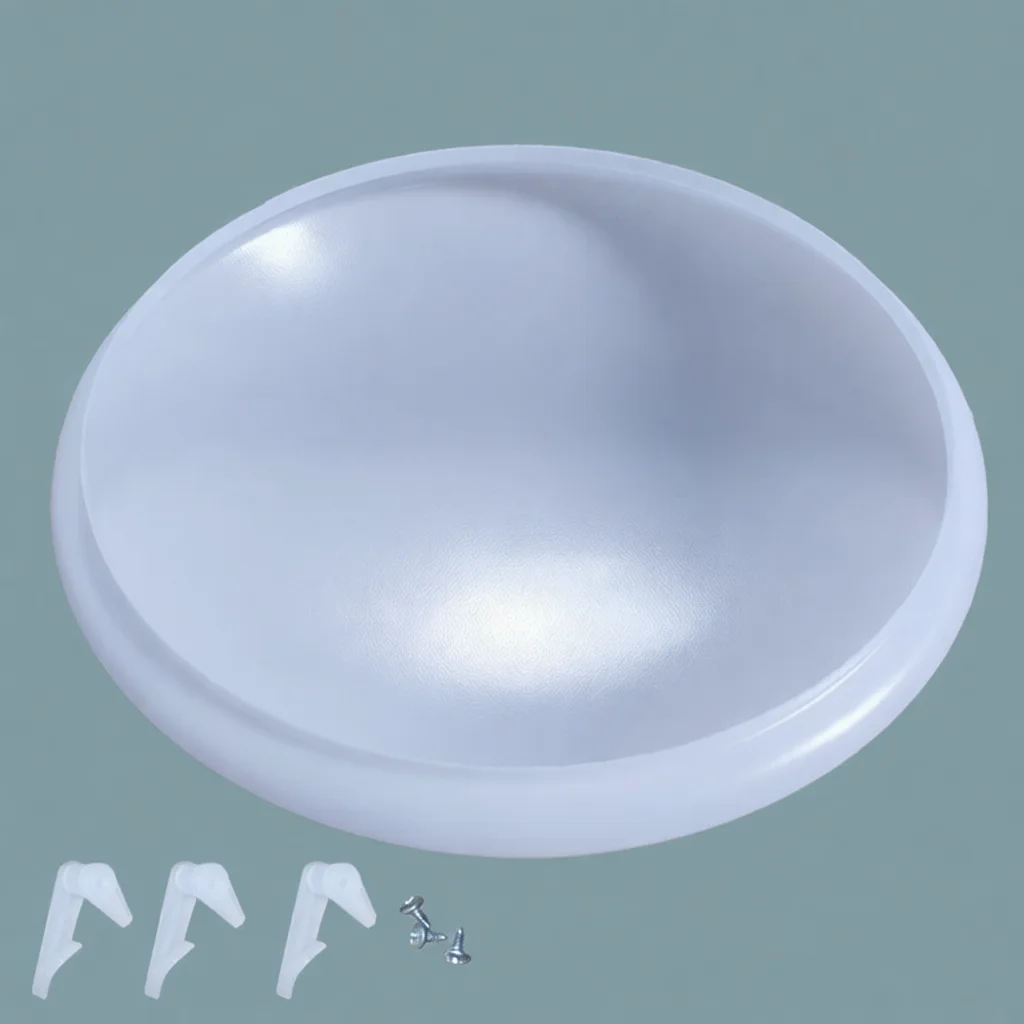 Modern Round Acrylic Lampshade Ceiling Light Cover White Replacement Shade Durable Lighting Accessory For Home Improvement