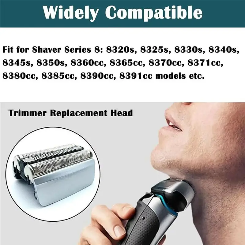 A56T-83M Series 8 Replacement Head For Braun S8 Electric Shaver- Compatible With 8320S,8325S 8330S,8340S 8350S,8345S 8360Cc,8365